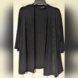 Black, 3/4 sleeve, Chico's Traveller Collection jacket